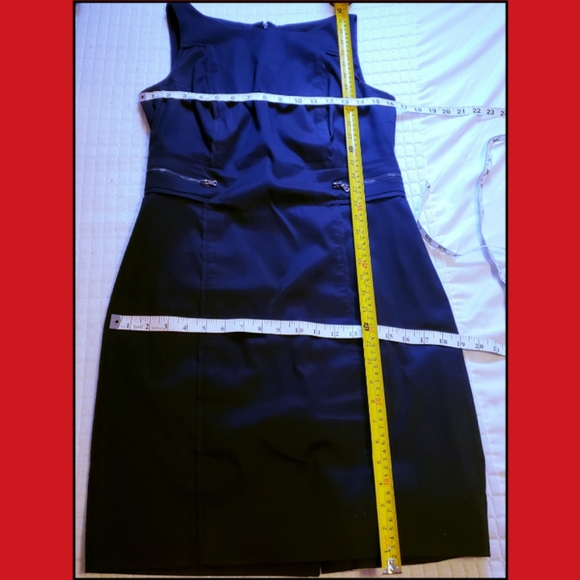 Ann Taylor LBD w/zip pockets, 8 Petite - Picture 14 of 16